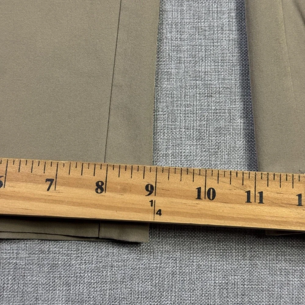 Adidas Golf Chino Pants Mens 36x28 Beige Microfiber Stretch Pockets Flat Front